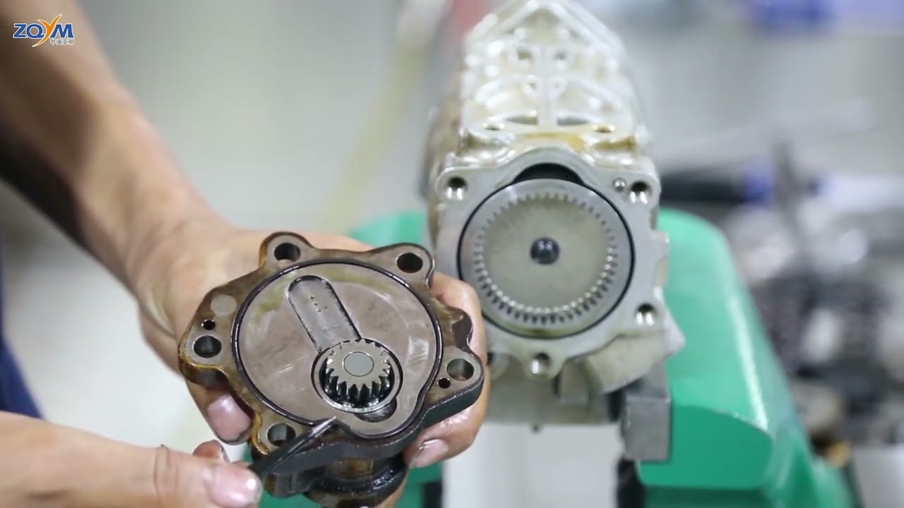 Cat 320D oil pump disassembly video (latest version tutorial)