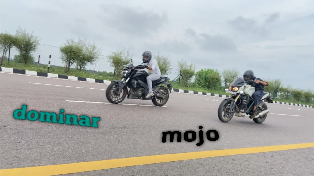 Mahindra Mojo vs dominar and rs 200 vs ktm 200 drag race
