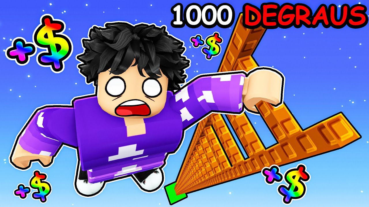 fazendo BILHÕES apenas subindo ESCADAS no Roblox...