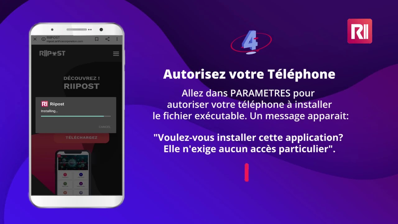 Installation RIIPOST
