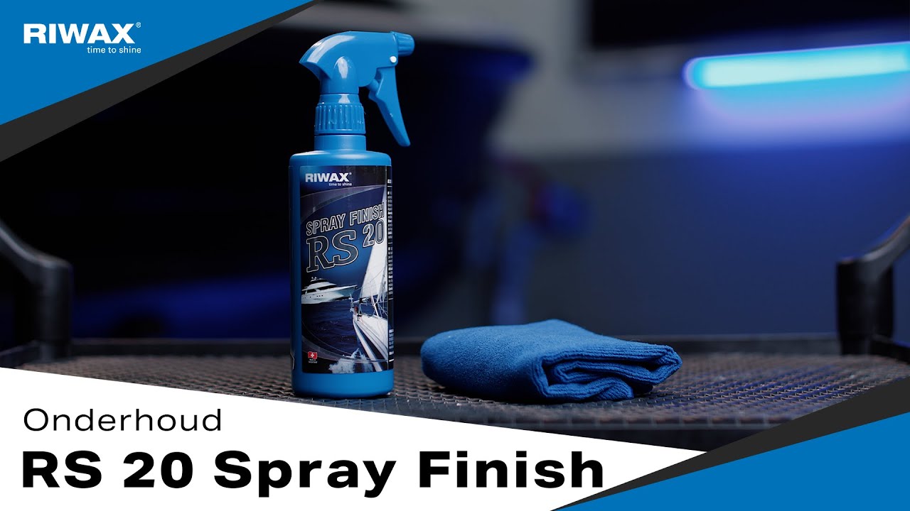 Riwax - Stap 3 Onderhoud; RS 20 Spray Finish