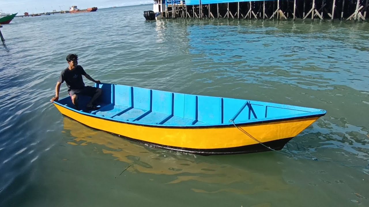 CARA MEMBUAT PERAHU MANCING DARI PLAYWOOD 2 | final seasons wooden fishing boat