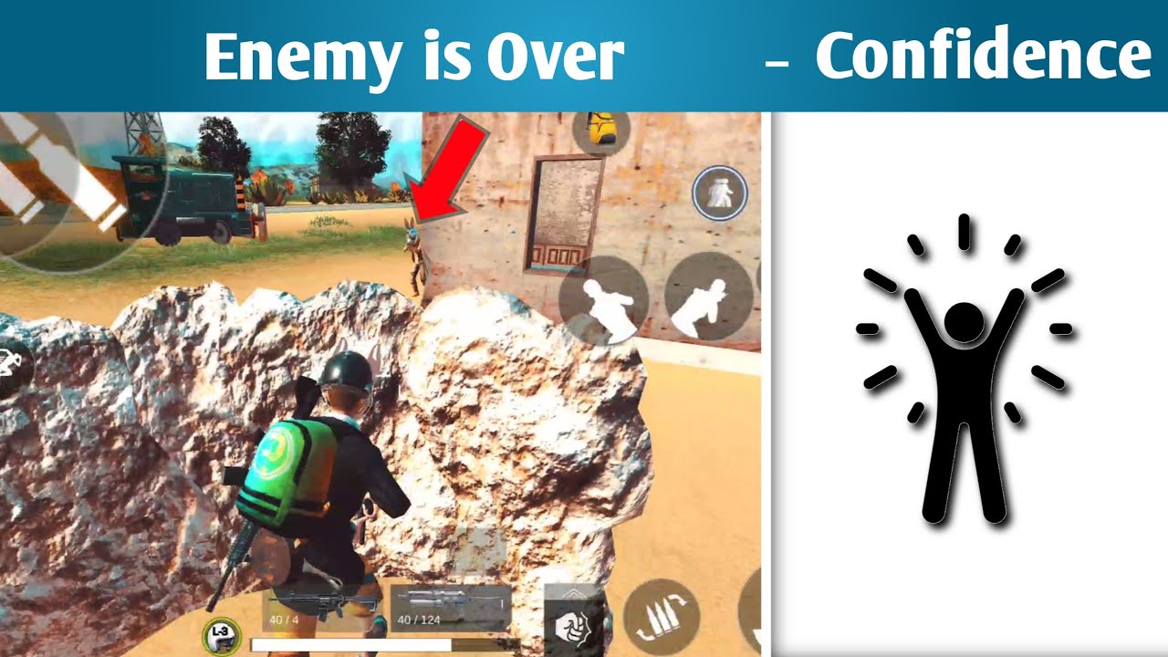 Over Confident enemy 😳 Survival Unknown Battle Royale