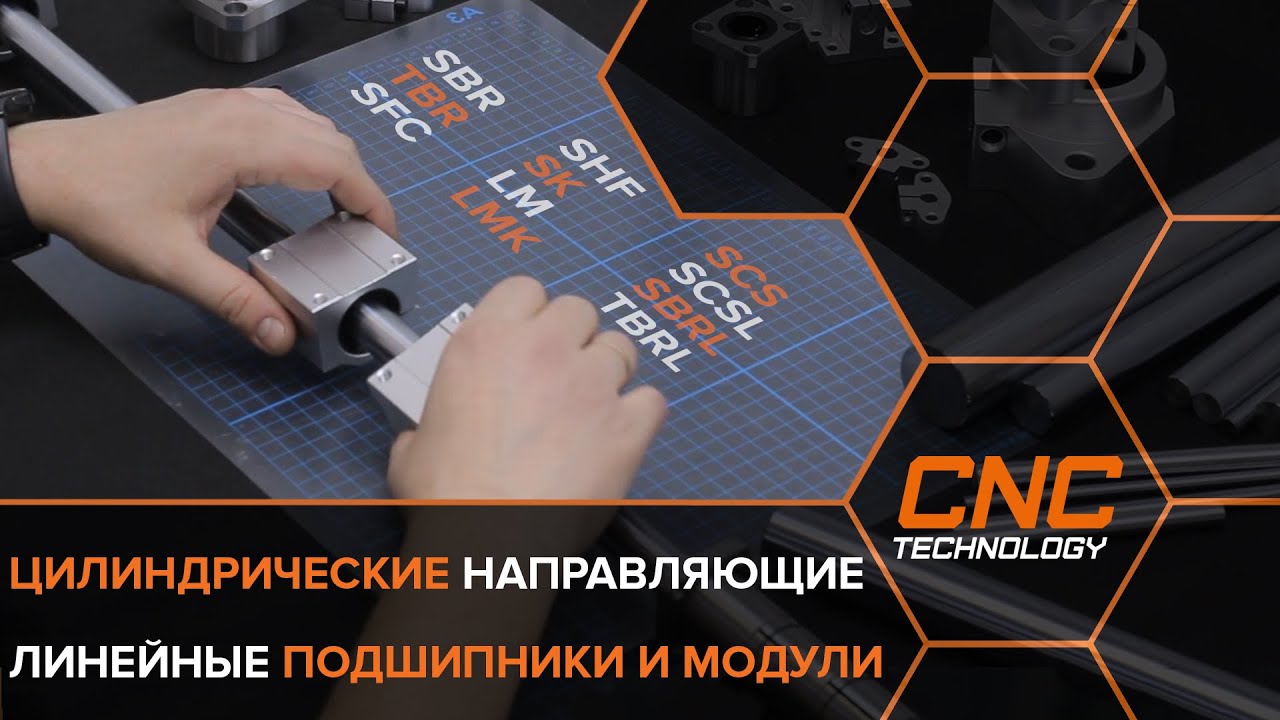 Цилиндрические направляющие и модули к ним для сборки станков и прочих механизмов