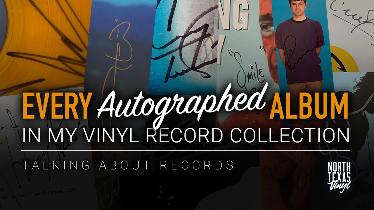 Every Autographed Album in My Vinyl Record Collection | Talking About Records