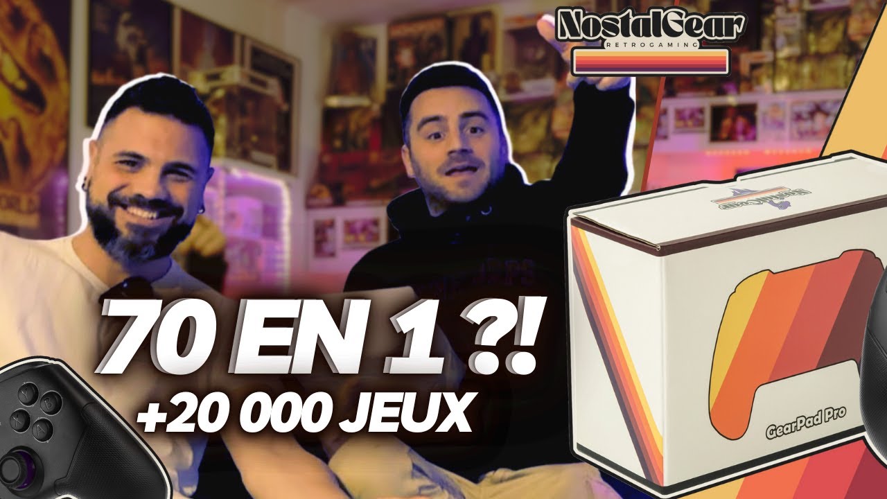 70 CONSOLES EN 1 ?! ON TESTE LA NOSTALGEAR GEARMASTER