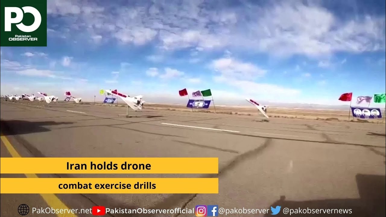 Iran holds drone combat exercise drills | Pakistan Observer