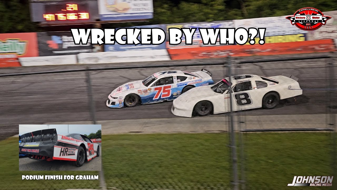 Landon Huffman Spun out by Teammate? & Graham Hollar with a Good Finish at Hickory Motor Speedway!
