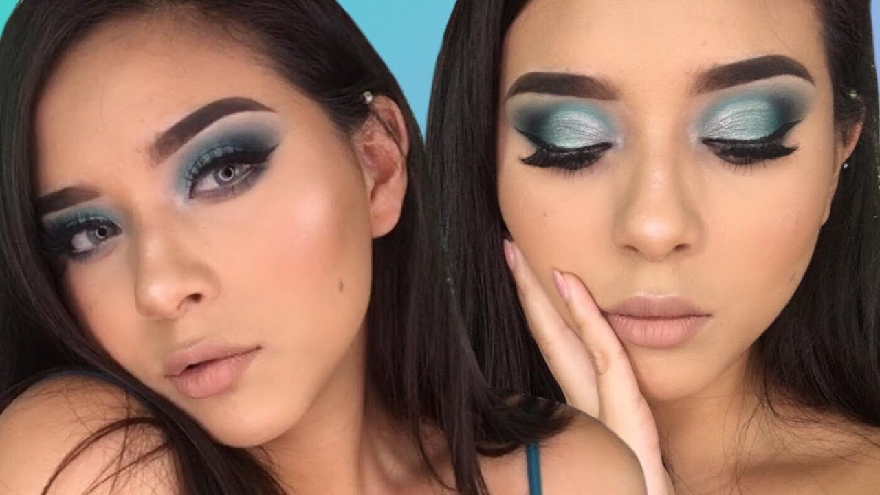 MAQUILLAJE TURQUESA 🐬