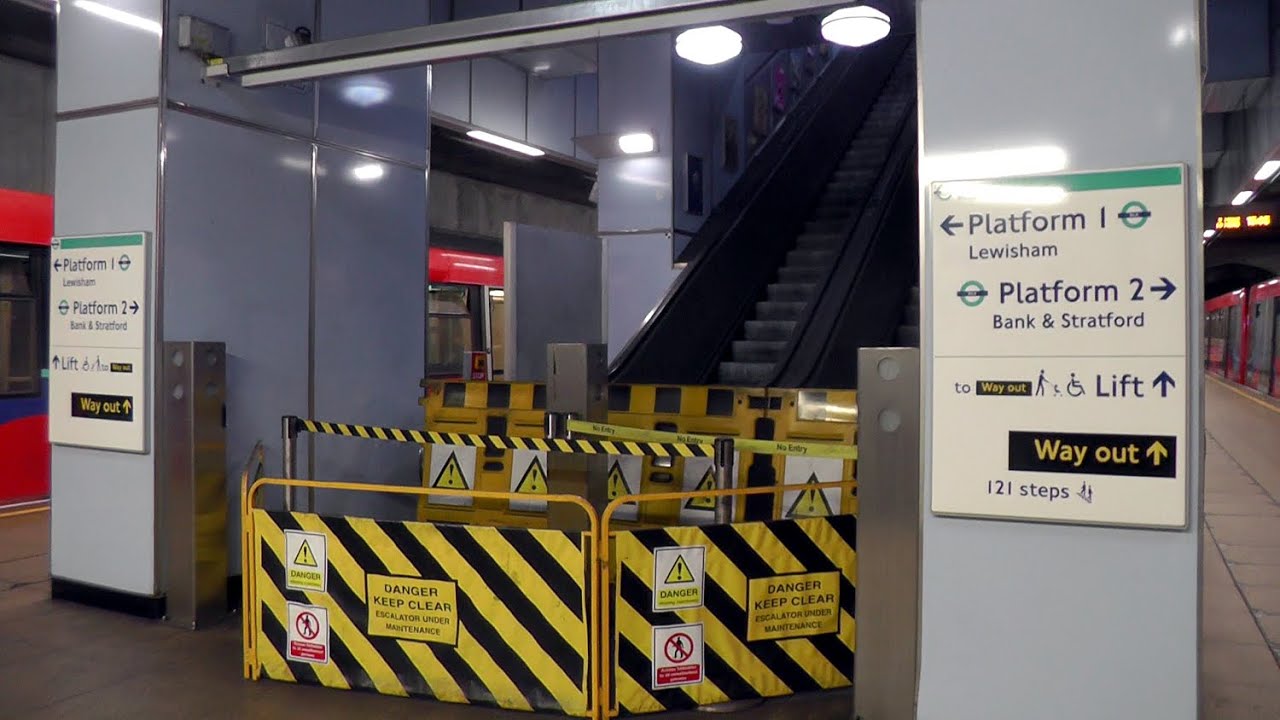 Cutty Sark DLR Station Closes For New Escalators