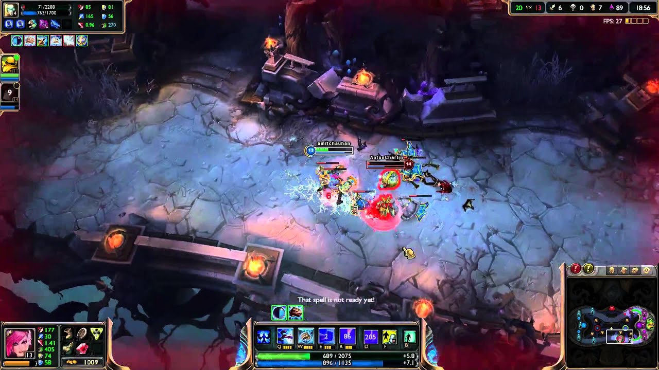 League of Legends - 3v3 Twisted Treeline - Vi - Game Play 61