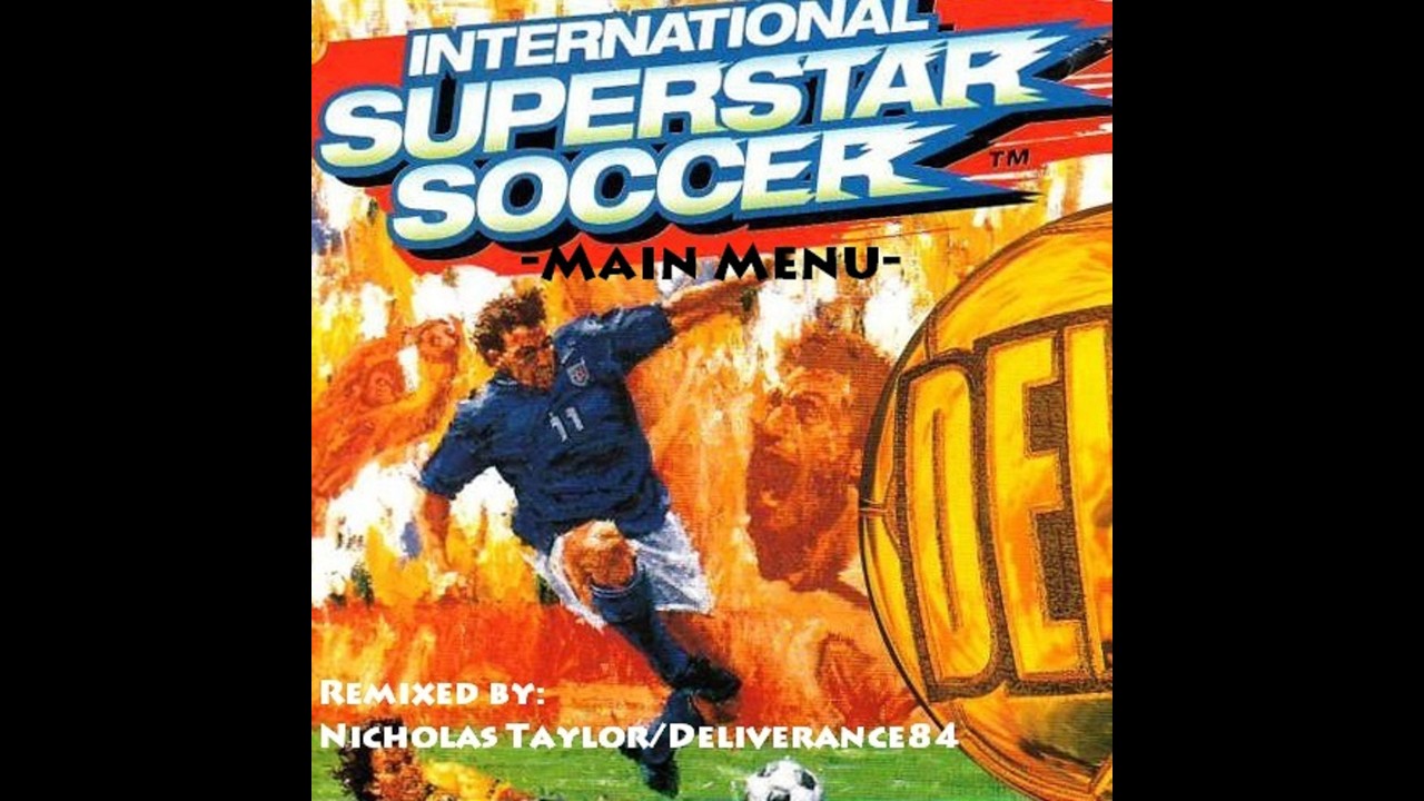 International Super Star Soccer Deluxe ~main menu~ (SNES) D84 REMIX