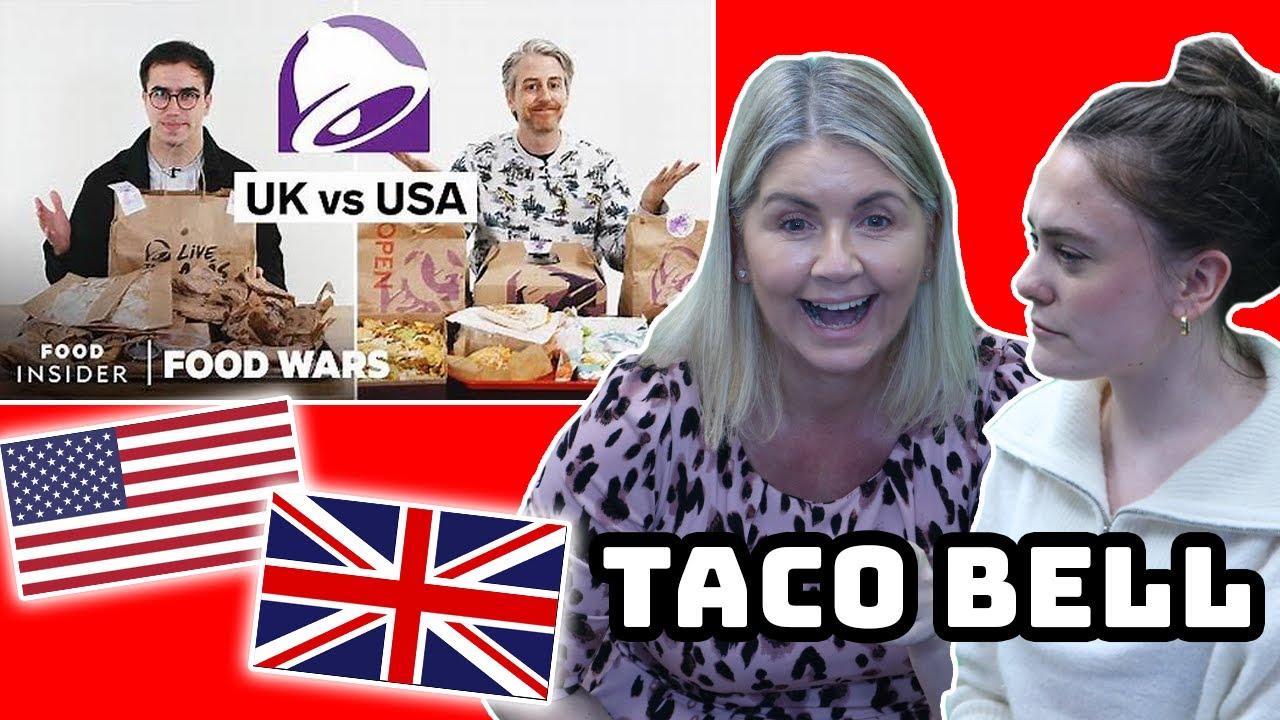 BRITISH FAMILY REACTS! Food Wars | Taco Bell