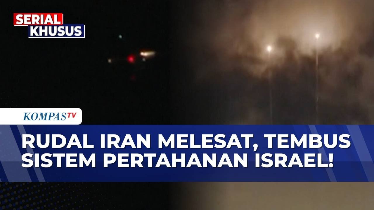 Rudal Iran Tembus Pertahanan Israel, Sirene Serangan Meraung di Tel Aviv! | KOMPAS PETANG