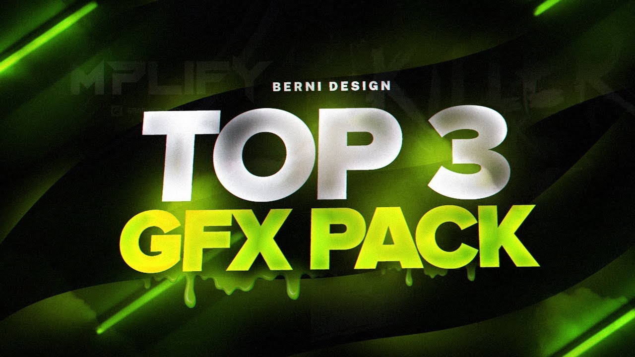 Top 3 Free Gfx Pack 2019 BEST!