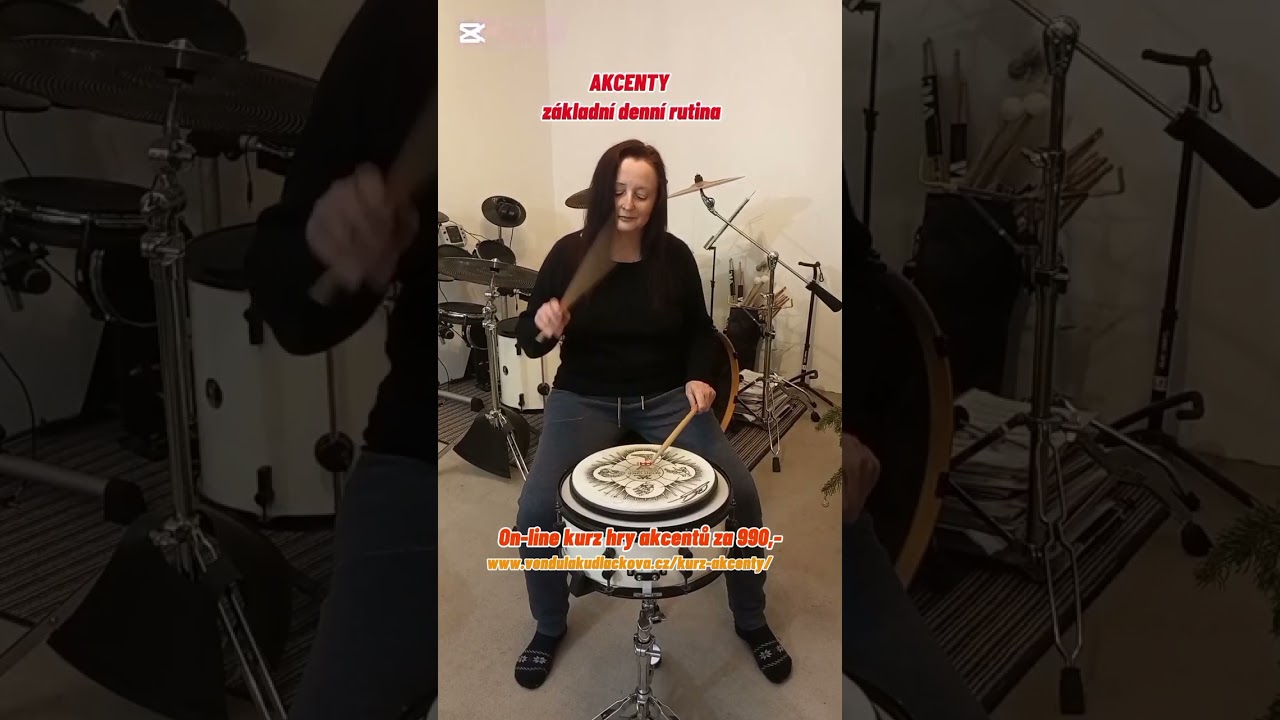 Akcenty na bicí - základní denní rutina