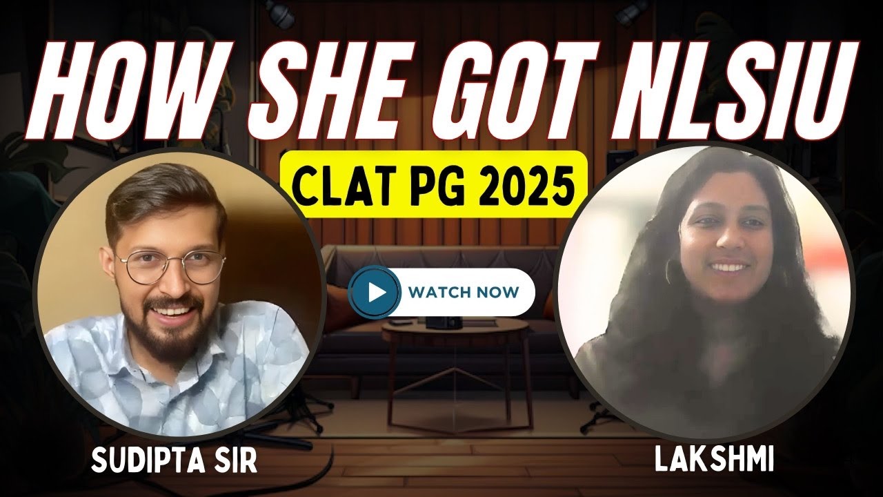 How she cracked CLAT PG 2025 & got NLSIU Bangalore