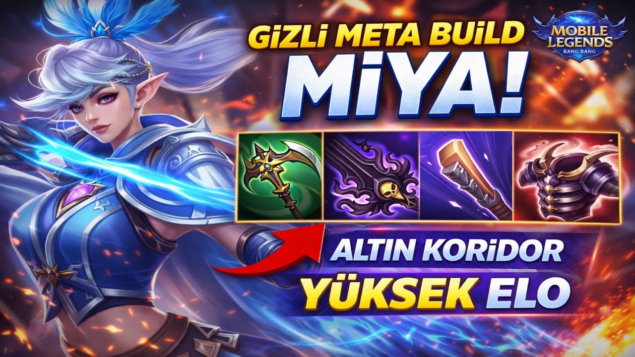 MİSTİK LİGİNDE MİYA OYNADIM GİZLİ META BUİLD | MOBİLE LEGENDS