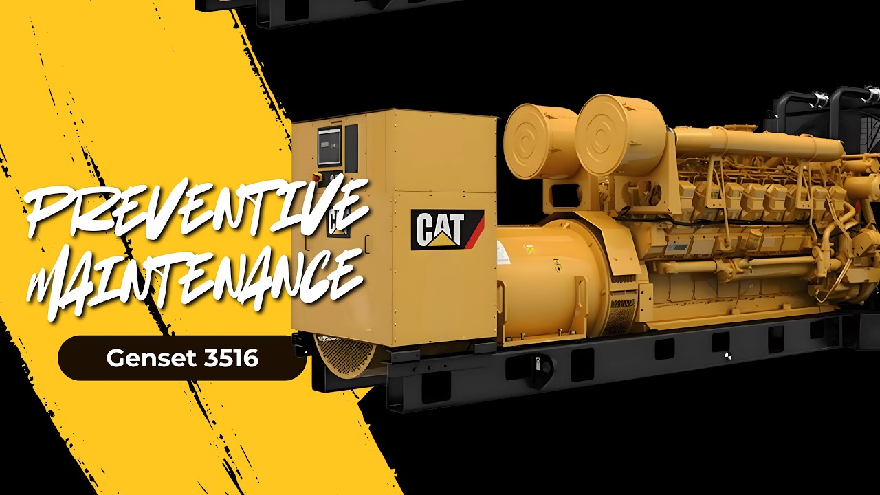 preventive maintenance 6 month Genset 3516