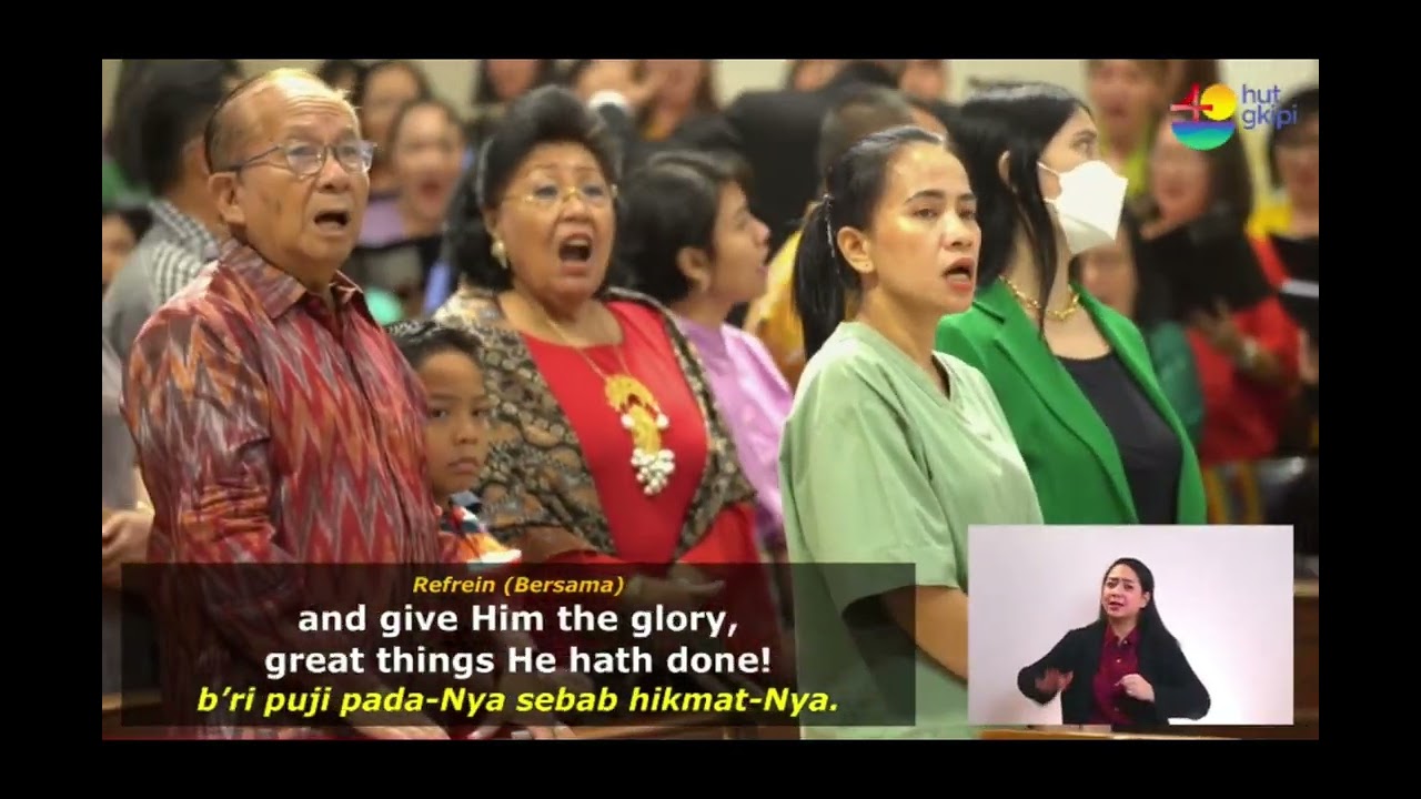 To God be the Glory - KK 58 Terpujilah Allah