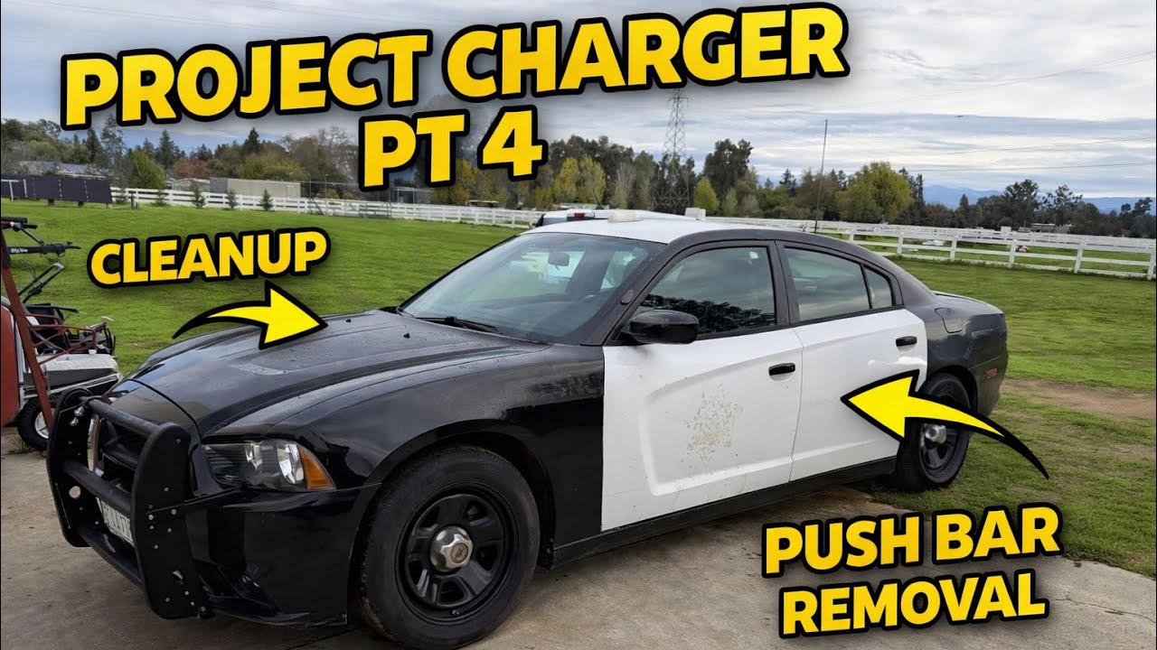Проект Charger, часть 4 – Глубокая очистка, установка защитного кожуха противотуманных фар и снят...