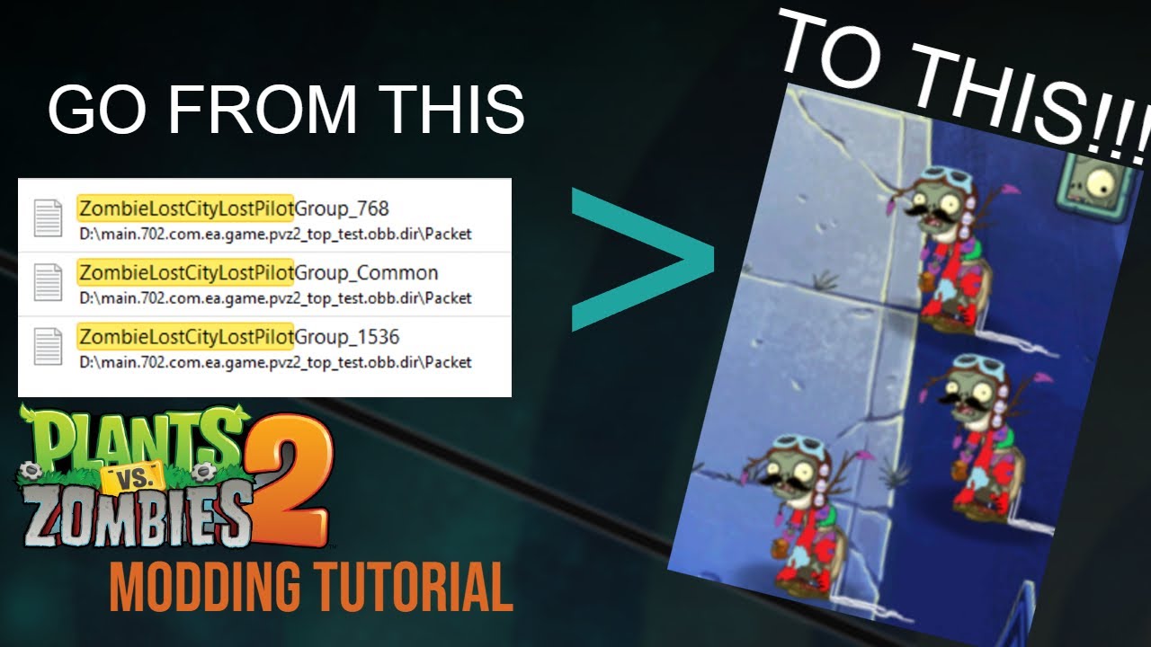 PVZ2 Modding: How to add your OWN ZOMBIE to the game using SPCUtil and SEN!