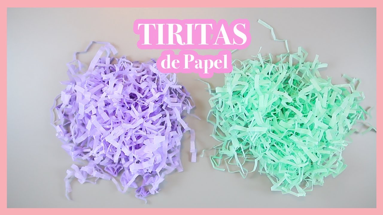COMO HACER TIRITAS DE PAPEL DE CHINA  |  TIRITAS DE PAPEL DE SEDA