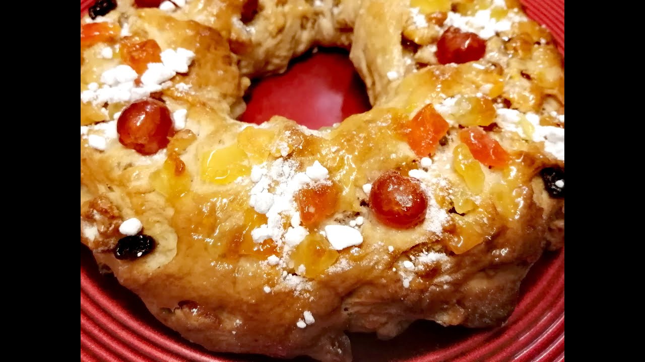Bolo rei vegan