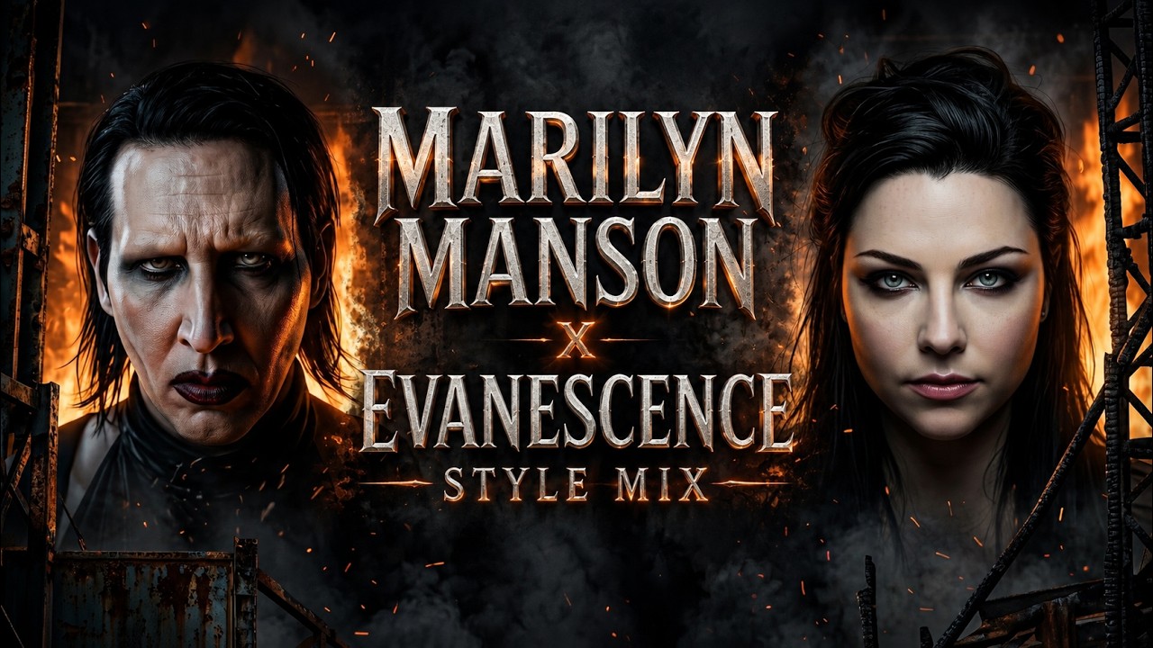 MARILYN MANSON x EVANESCENCE STYLE MIX 🖤 Gothic Industrial Metal / Dark Rock