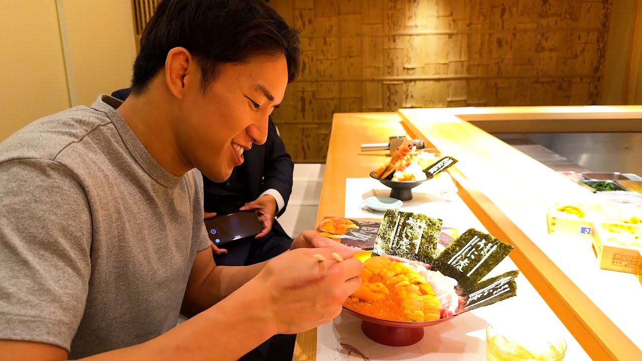 築地の高級ウニを食べながら今後の展望を語ってみた。