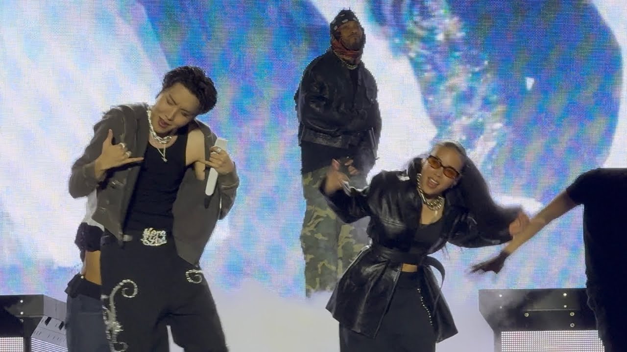Sweet Dreams with guest Miguel Fancam 250404 J-hope Hope on the Stage BTS LA Live Concert