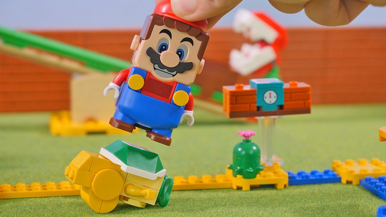 レゴ　スーパーマリオ　【スターターセット・パックンフラワーのバランスチャレンジ・サンボのさばくチャレンジ】