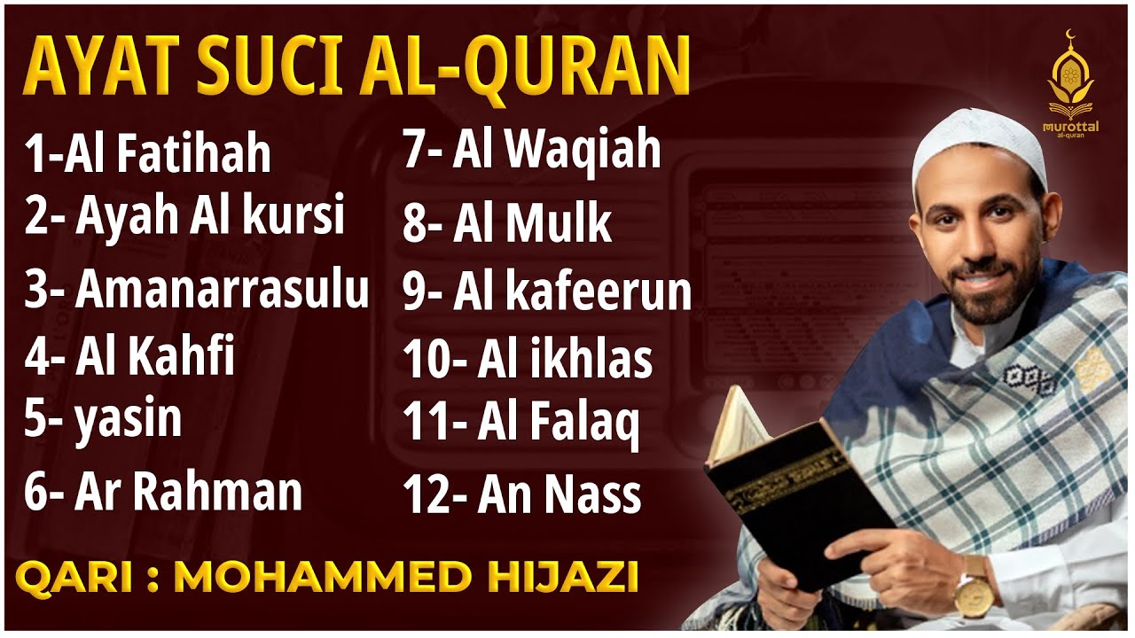 Alquran Dengan Suara Yang Sangat Indah | Alfatiha, Alkahfi,Yasin,Alwaqia, Arrahman,Almulk Almoeathat