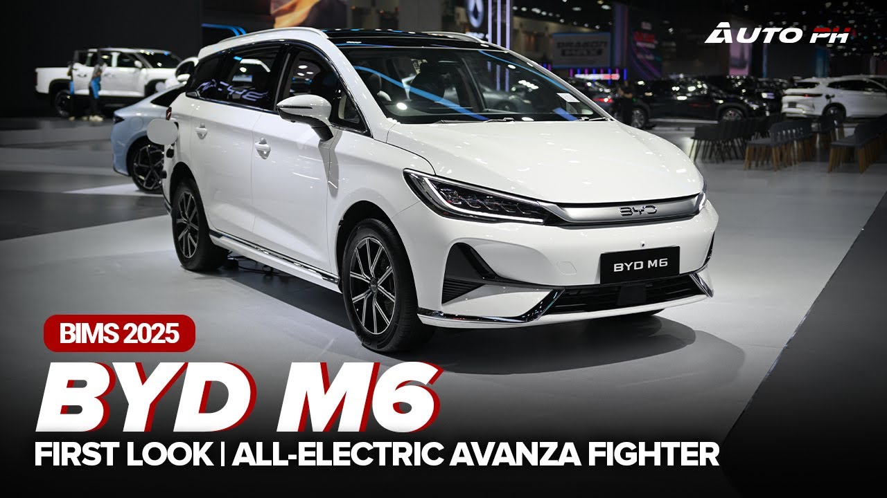 #BIMS2025 | BYD M6 EV | First Look | All-electric Toyota Avanza-fighter
