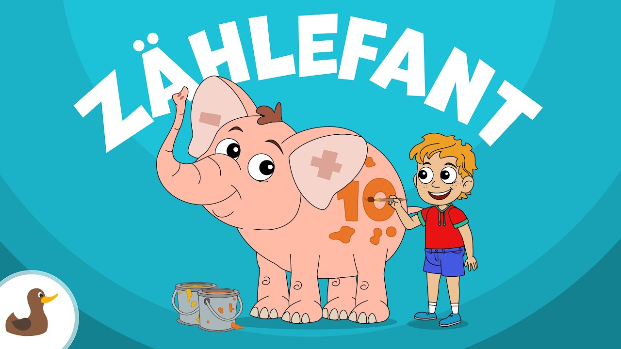 Der Z&auml;hlefant | Lernlieder zum Mitsingen | JiMi FLuPP | Sing Kinderlieder