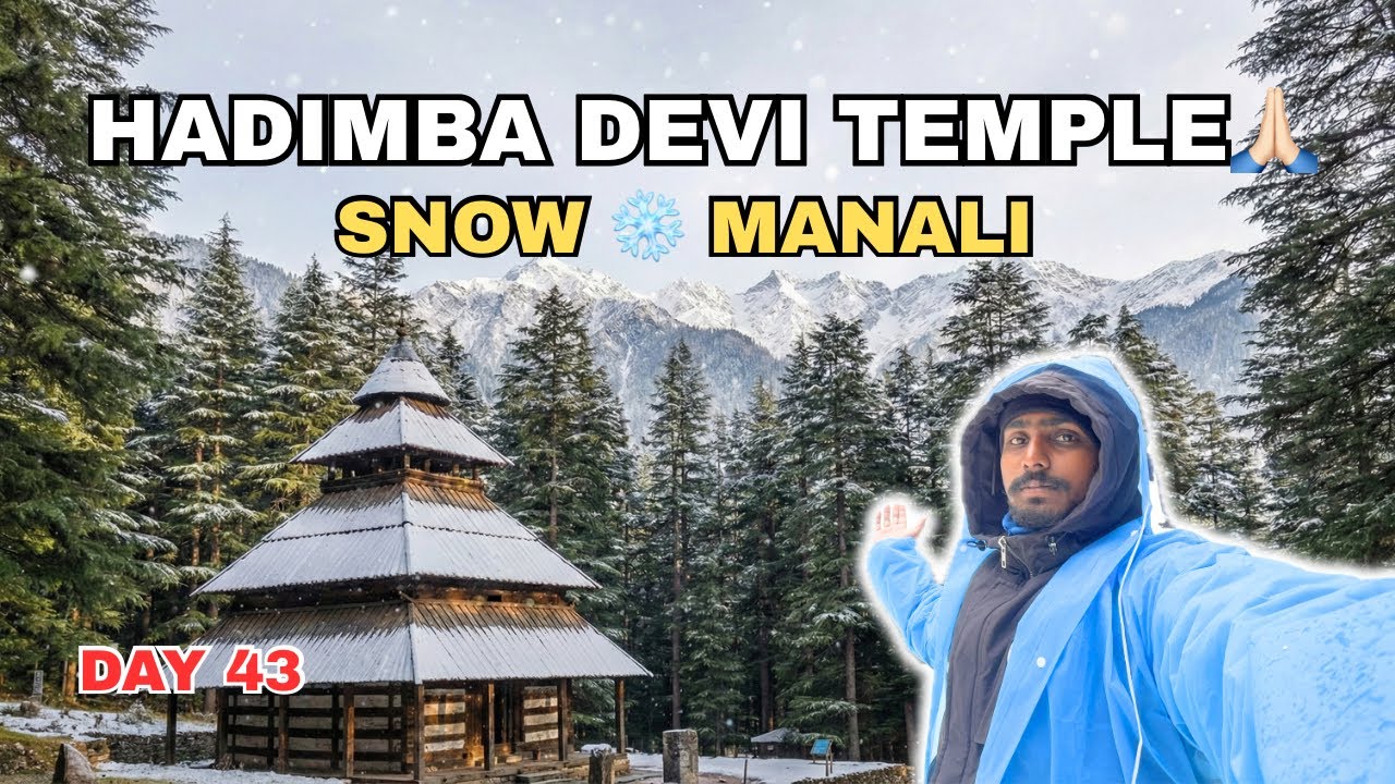 Manali Hadimba Temple to Mall Road Manali | Eating Siddu | Musafir Laddi