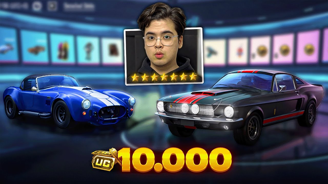 ماشین های فورد با کمترین یوسی 🔥 SHELBY CARS IN PUBGM