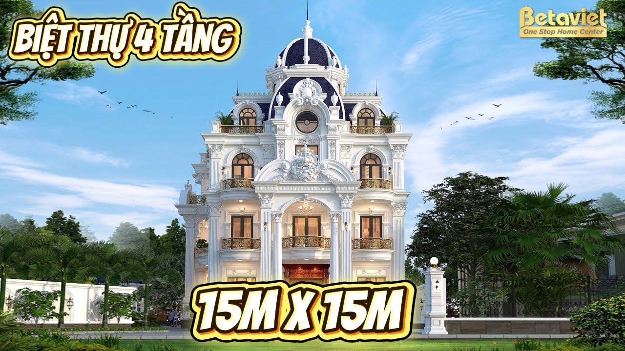 Cực phẩm lâu đài tân cổ điển trị giá 23 tỷ – View triệu đô ôm trọn sông Châu Giang