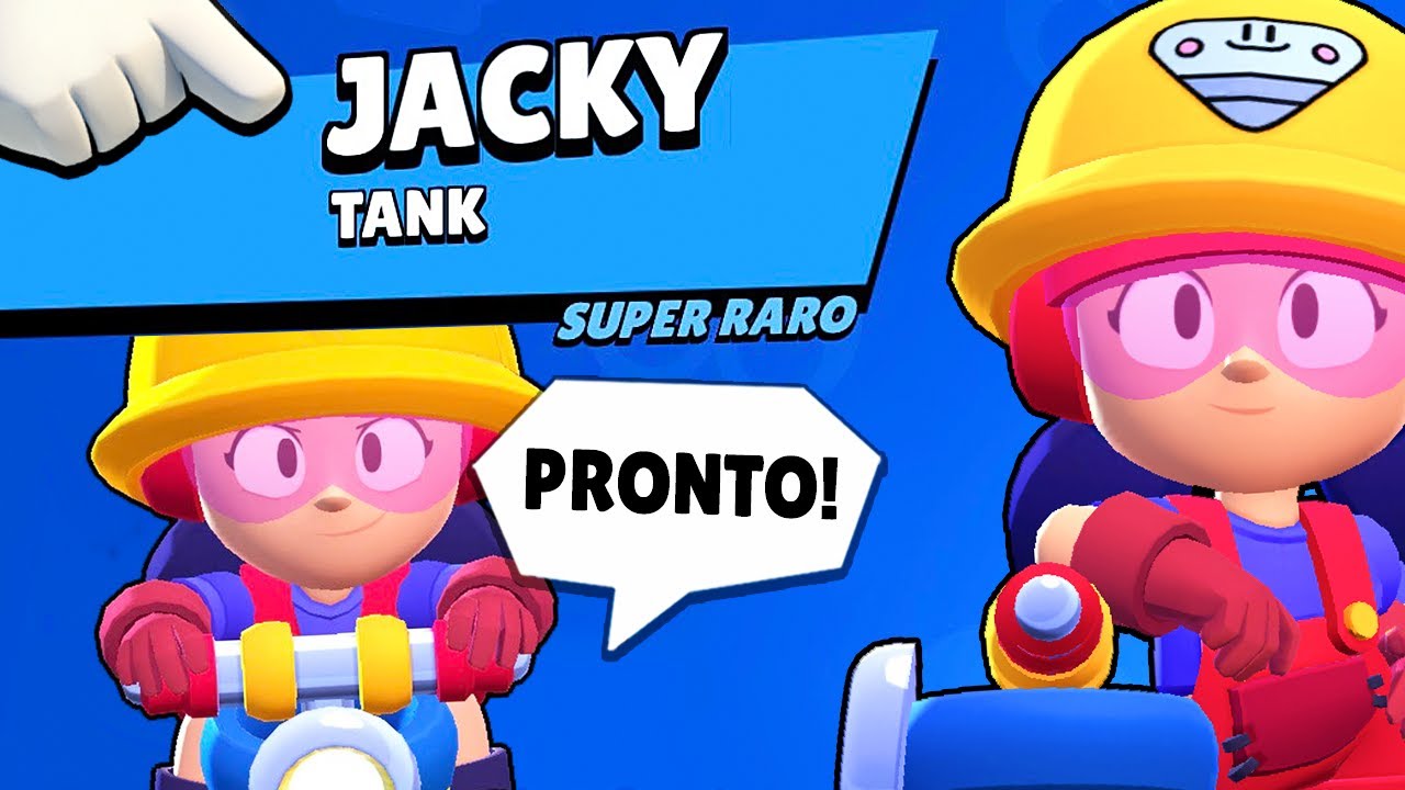 PROVIAMO JACKY MAXATA, NUOVO BRAWLER SUPER RARO! - Brawl Stars