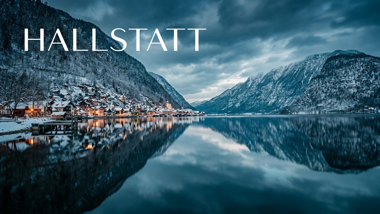 Hallstatt, Austria in the Snow ❄️ | Sunny Winter Walk | GoPro