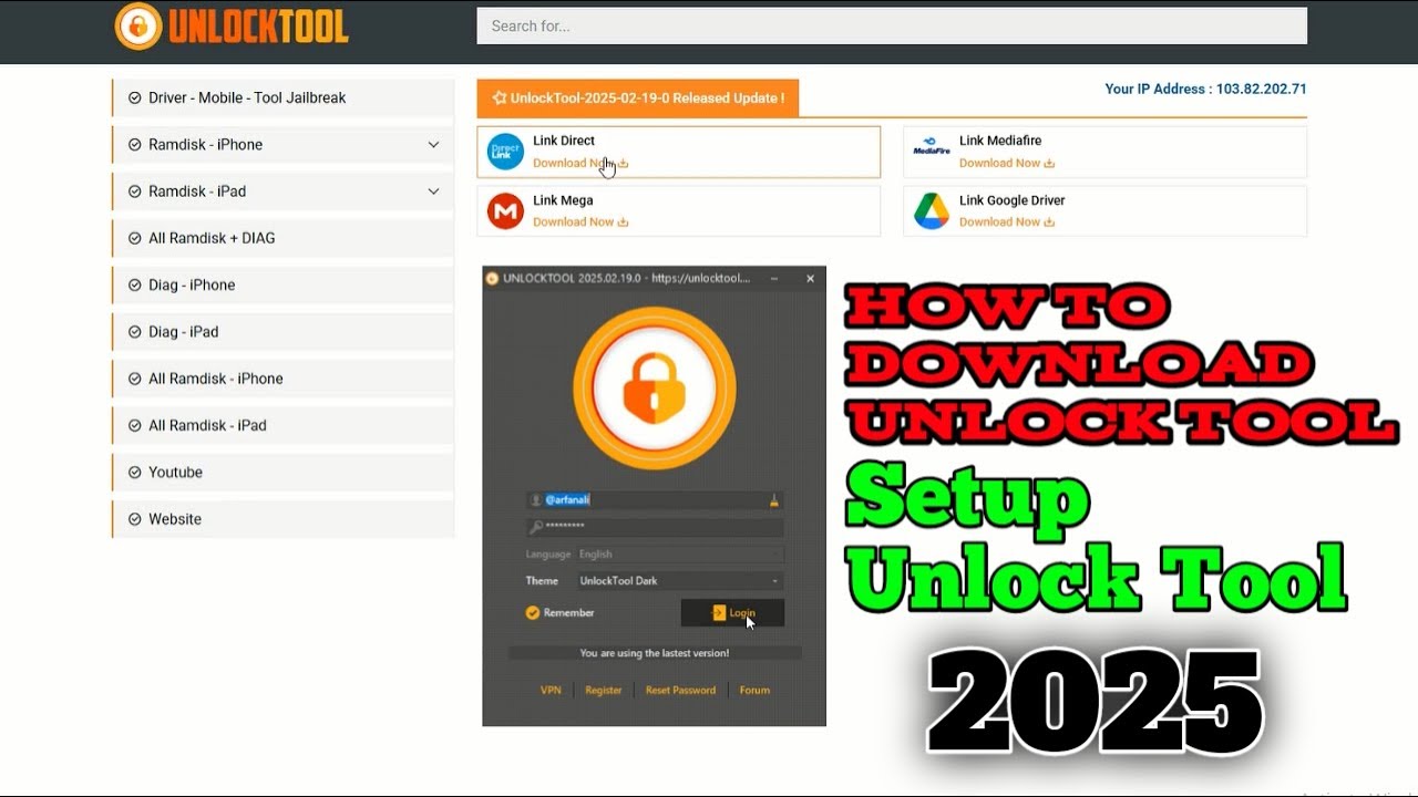 How to Download Unlock Tool and Set up 2025 #UnlockTool #UnlockTool Download #install UnlockTool