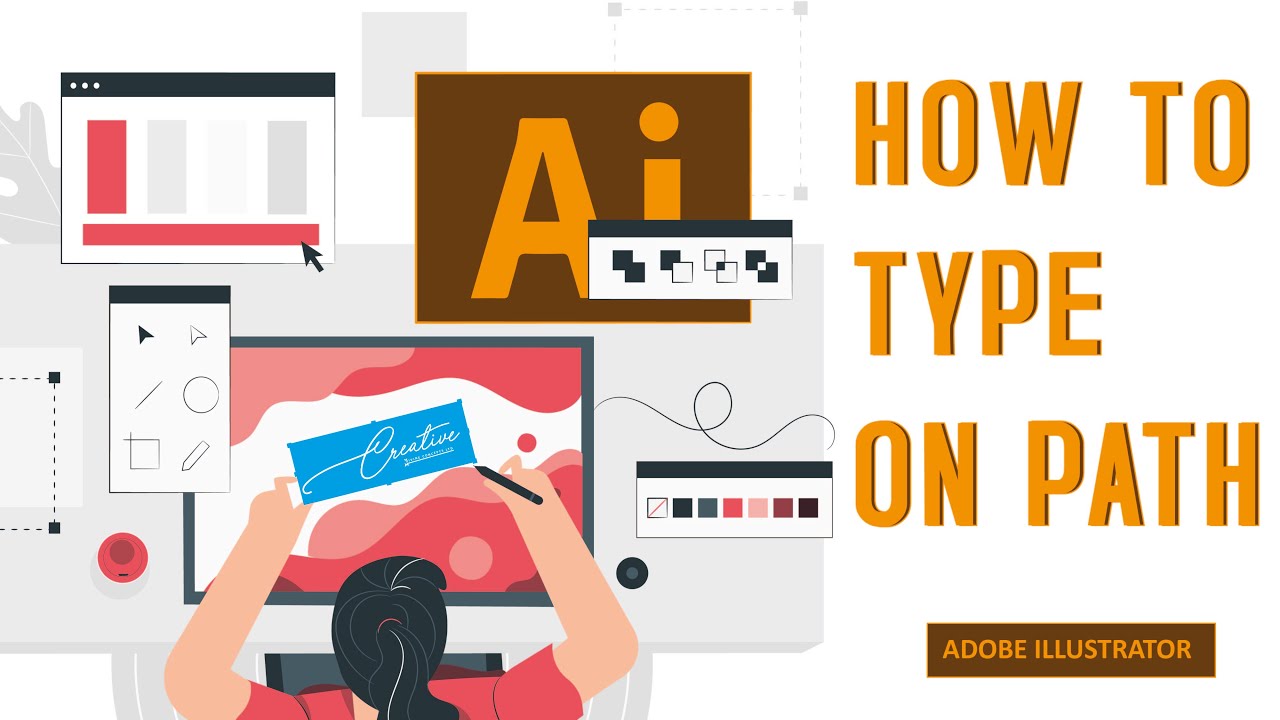How To Type on Path {Adobe Illustrator}