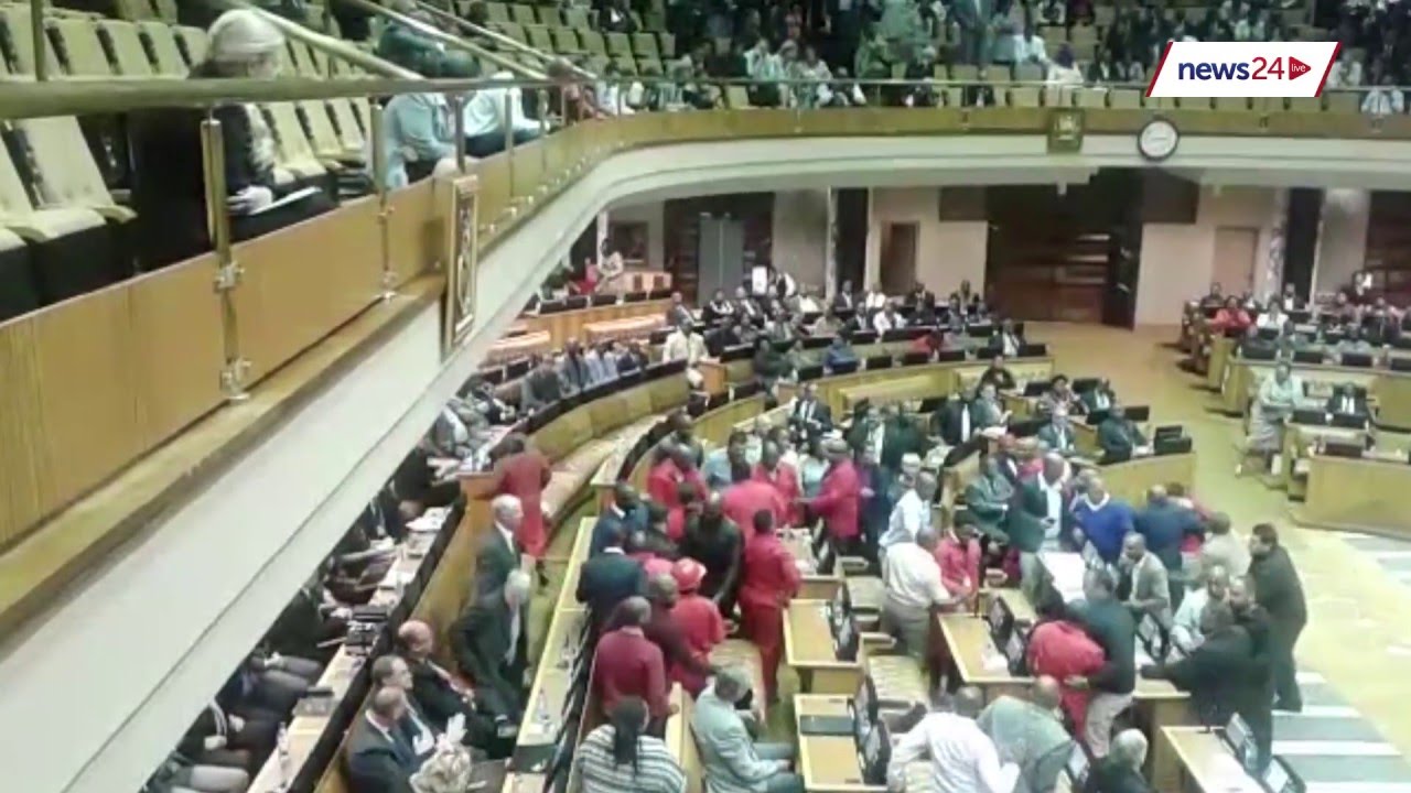 WATCH: EFF forcibly removed from Parliament