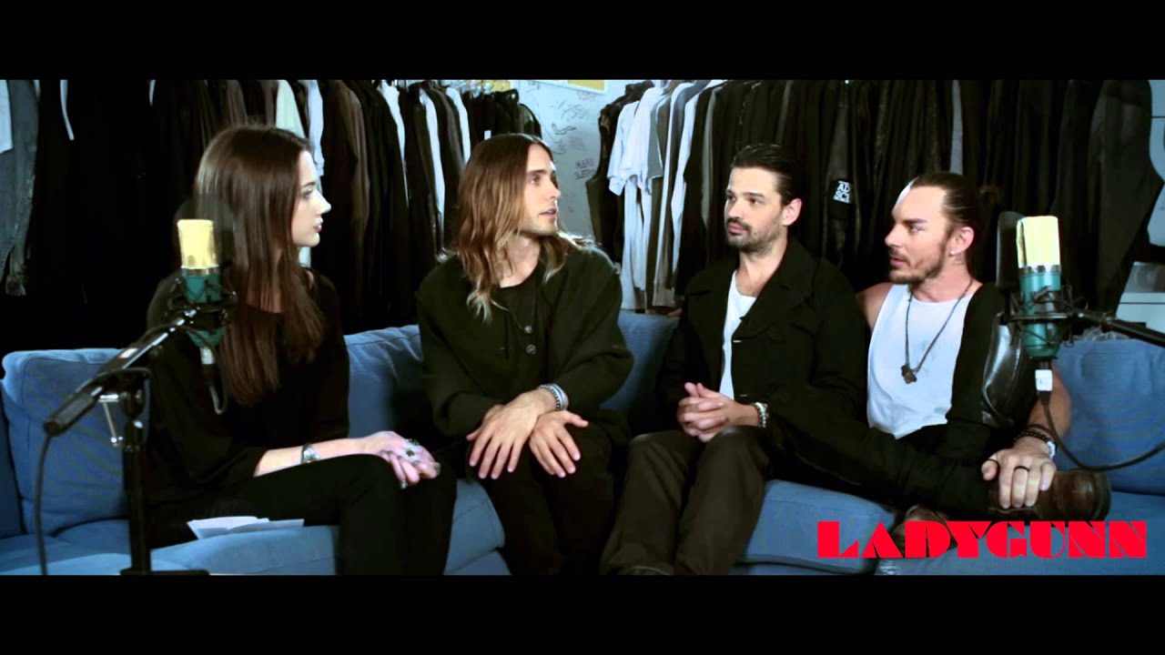 LADYGUNN TV INTERVIEW WITH 30 SECONDS TO MARS