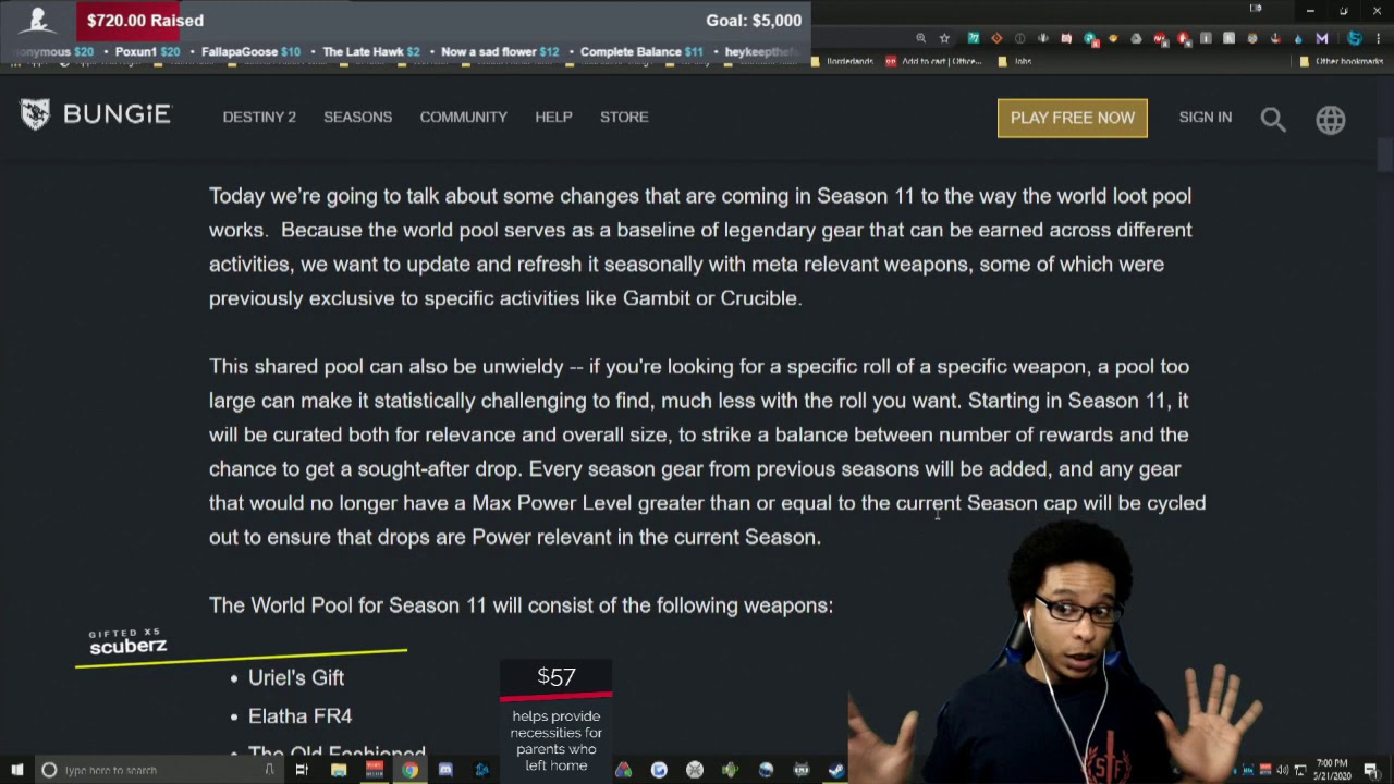 Retired Loot, World Loot Pool and Reworking Perks THIS WEEK AT BUNGIE!