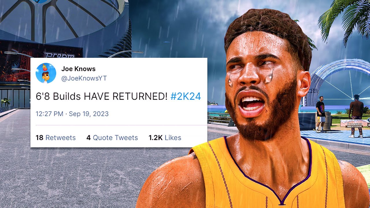 6'8 DEMIGOD BUILDS are BACK on NBA 2K24 and it's broken...