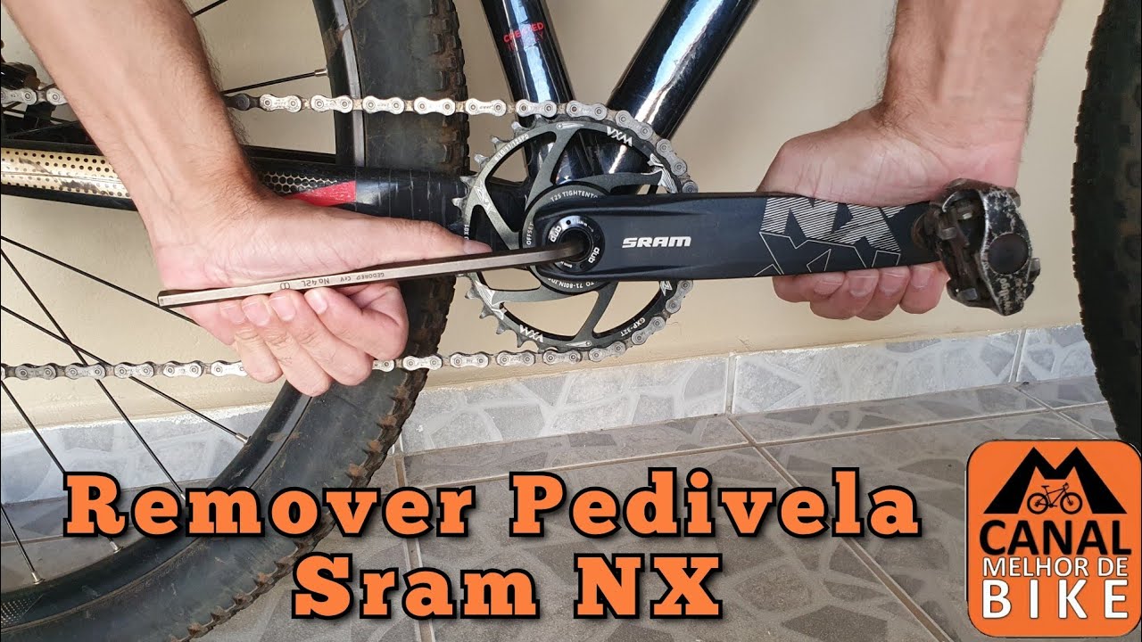 Como tirar Pedivela Sram NX