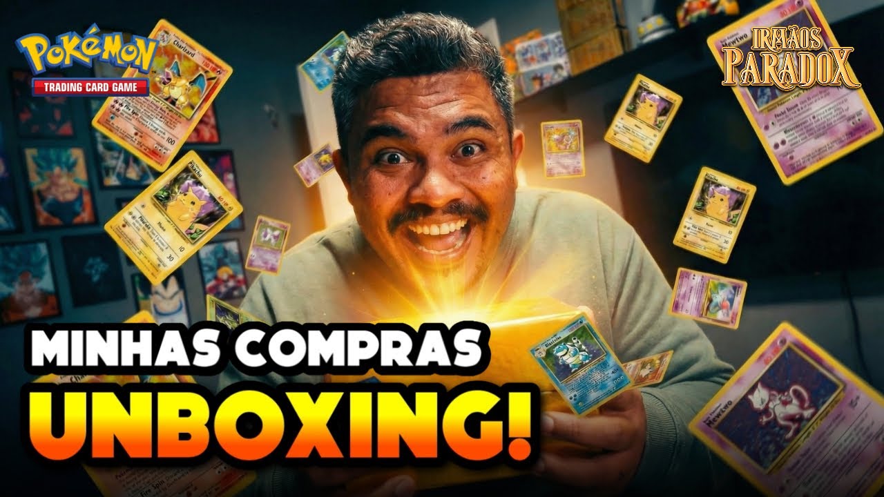 MEGA UNBOXING | COMPRAMOS UMA NOVA COLEÇÃO DE POKEMON