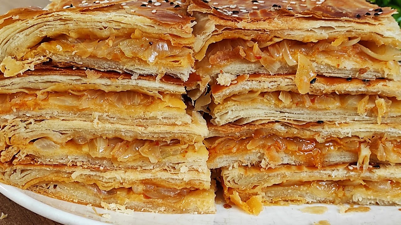 🏆EVDE SOĞAN VARMI❓BU TARİFİ HEMEN DENEYİN ✋ AŞIRI LEZZETLİ VE KOLAY ‼️ SOĞANLI BÖREK TARİFİ 