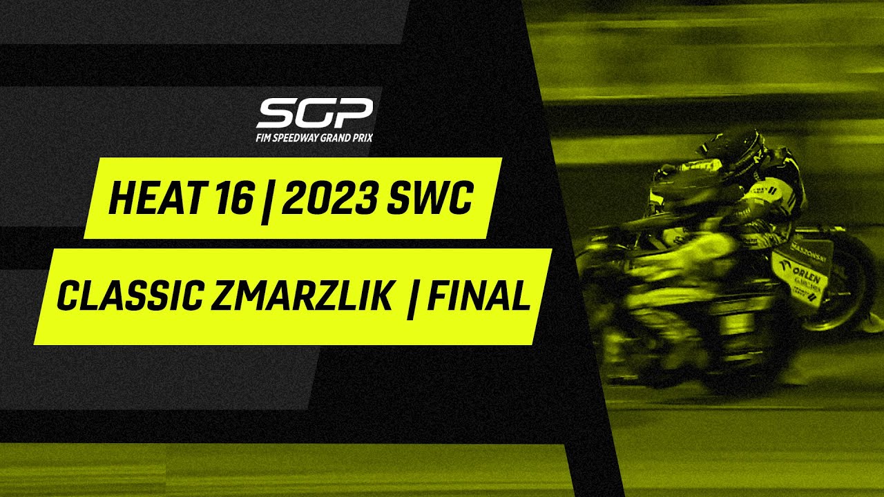 Zmarzlik chases down Glory 🔥 Heat 16 Final #SWC | FIM Speedway Grand Prix